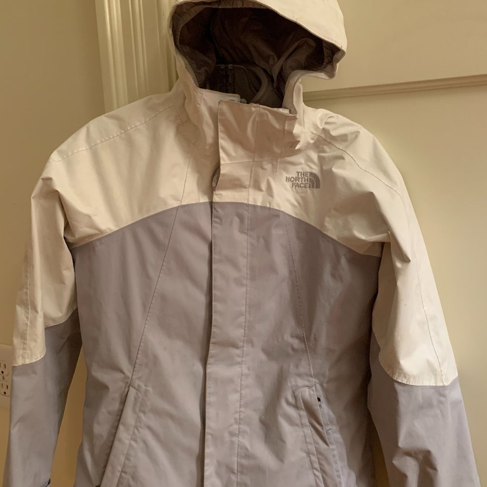 Girls North Face Ski Jacket Shell/Fleece Med